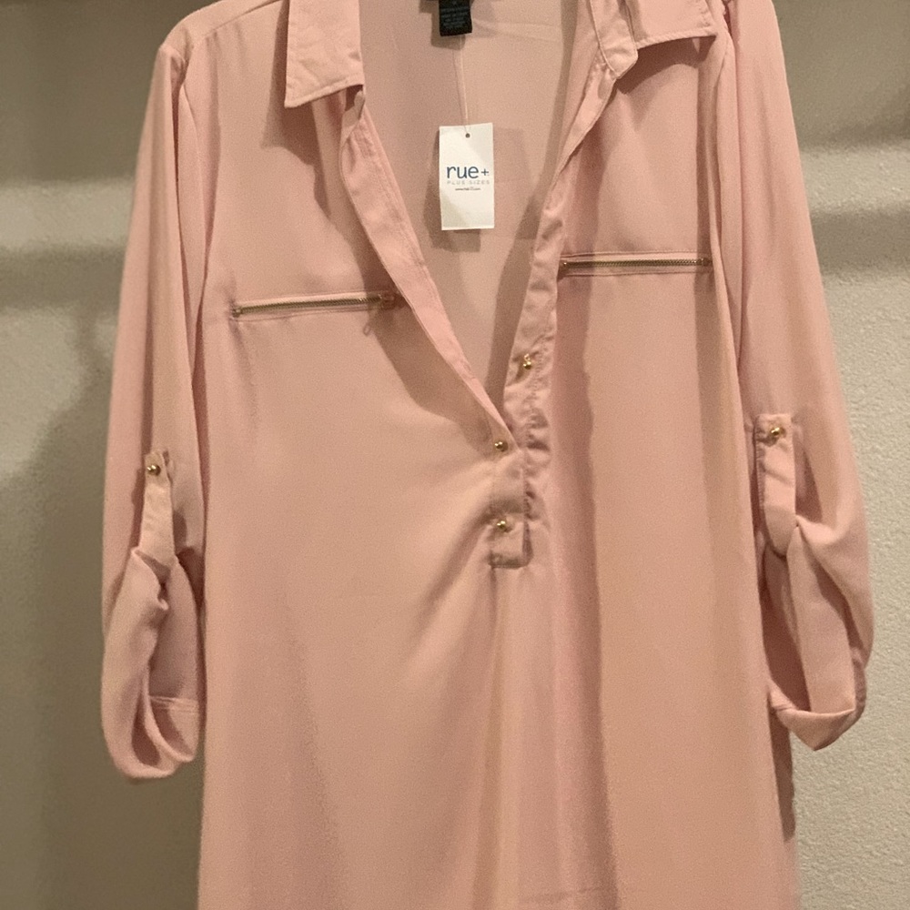 Rue 21 Light pink bottom top size 1X